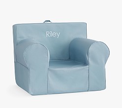 Oversized Anywhere Chair®, Light Blue Twill