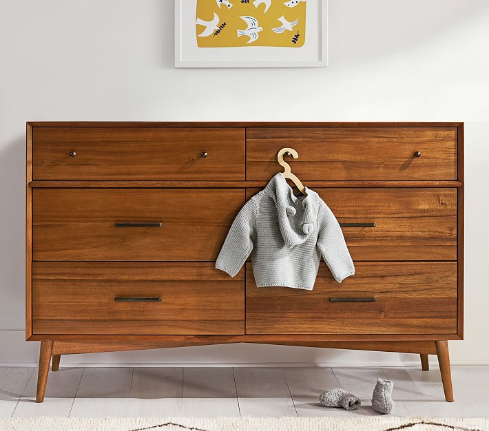 west elm x pbk Mid-Century 6-Drawer Dresser (56w x 18d&quot;)