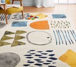 west elm x pbk Watercolor Exploration Rug