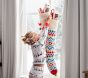 Multi Zigzag Merry &#38; Bright Christmas Stocking