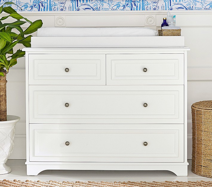 Fillmore 4-Drawer Dresser &amp; Topper Set (43w x 20d&quot;)