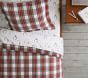 Morgan Plaid Organic Duvet Cover &amp; Shams