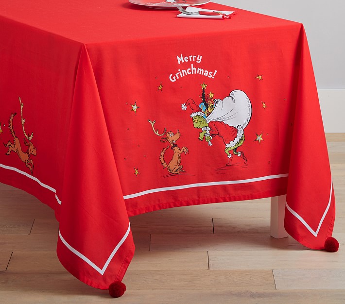 Dr. Seuss's The Grinch™ Tablecloth | Pottery Barn Kids