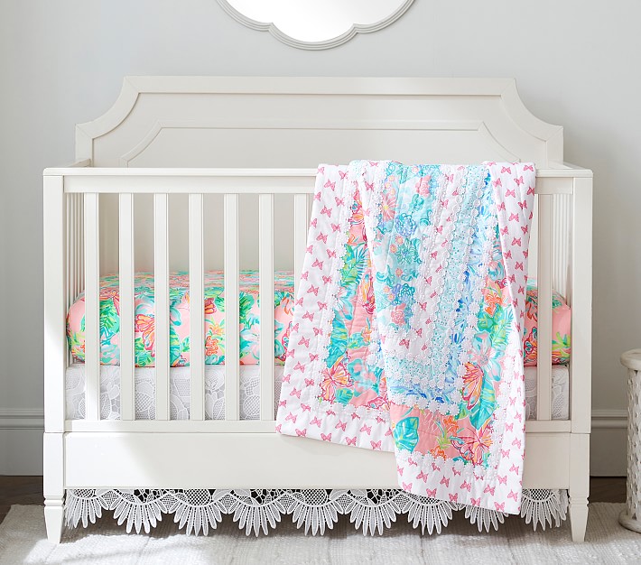 Lilly Pulitzer Unicorn Patchwork Baby Bedding