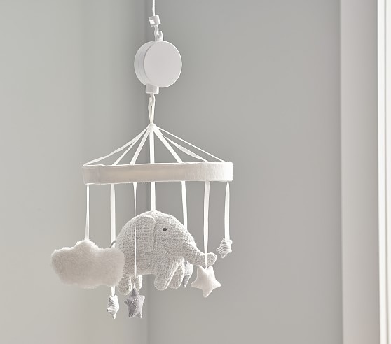 Taylor Elephant Musical Crib Mobile | Pottery Barn Kids