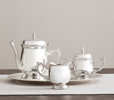 Child's silver plated tea set online