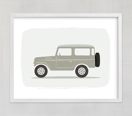 Minted® Vintage Land Cruiser, Wall Art by Karidy Walker