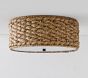 Rope Weave Semi-Flush Mount