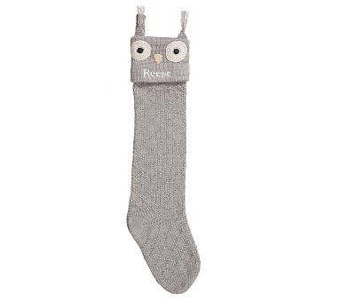 PBK knit owl outlets and bear stocking