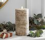 Flicker Flameless Sugared Birch Candle Pillars