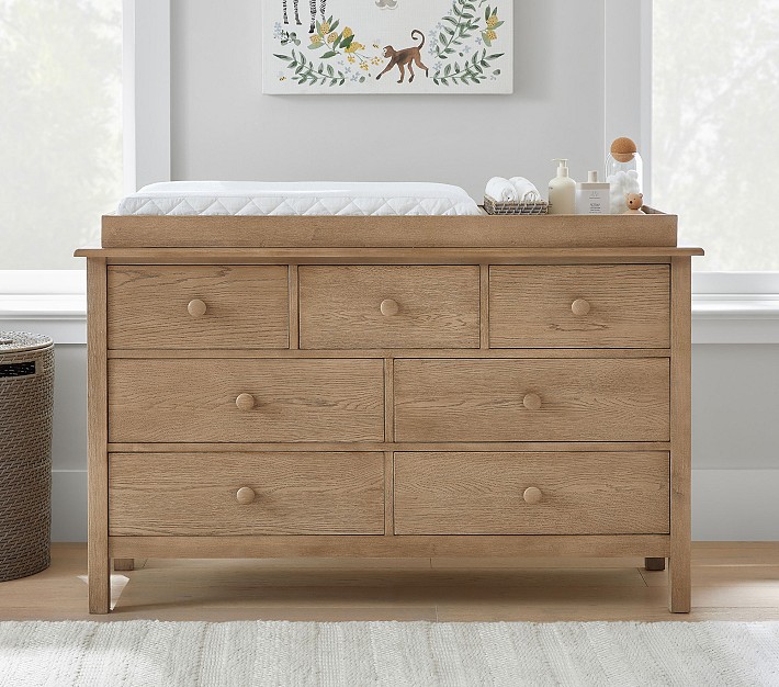 Kendall Extra-Wide Dresser &amp; Topper Set (55&quot;)