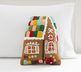 Rifle Paper Co. Gingerbread Felt Pillow Pottery Barn Kids