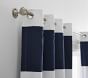 Preppy Rugby Stripe Cotton Grommet Blackout Curtain