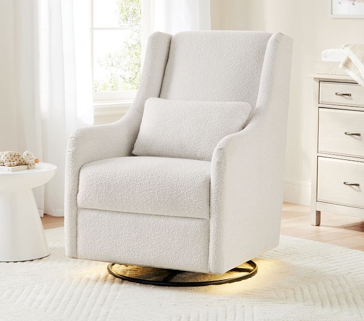 Merced Deluxe Swivel Glider Pottery Barn Kids