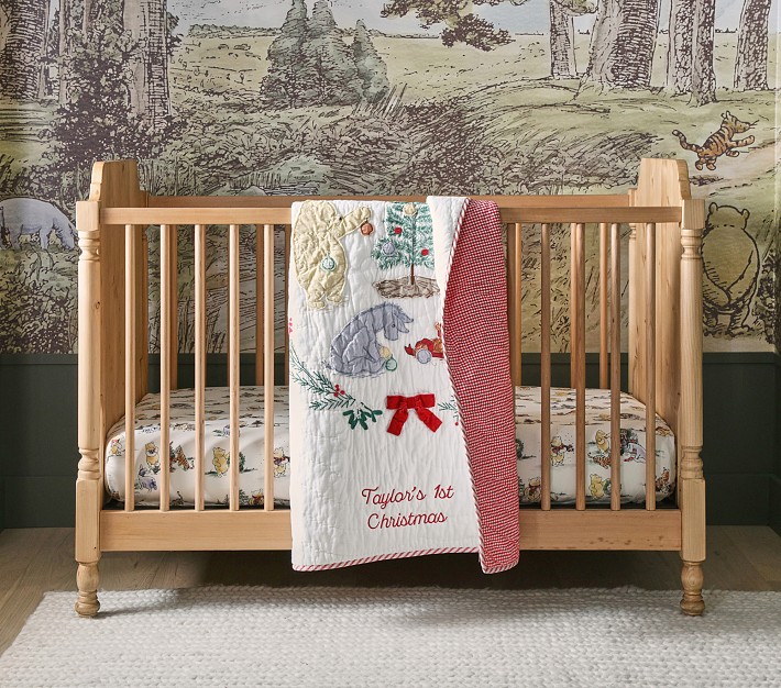 Disney's Winnie the Pooh Holiday Baby Bedding