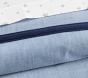 Braided Trim Duvet Cover &amp; Shams