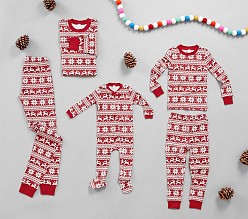 Classic Fair Isle Organic Family Pajama Collection