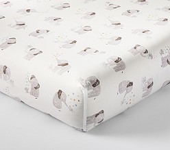 Ellis Elephant Crib Fitted Sheet