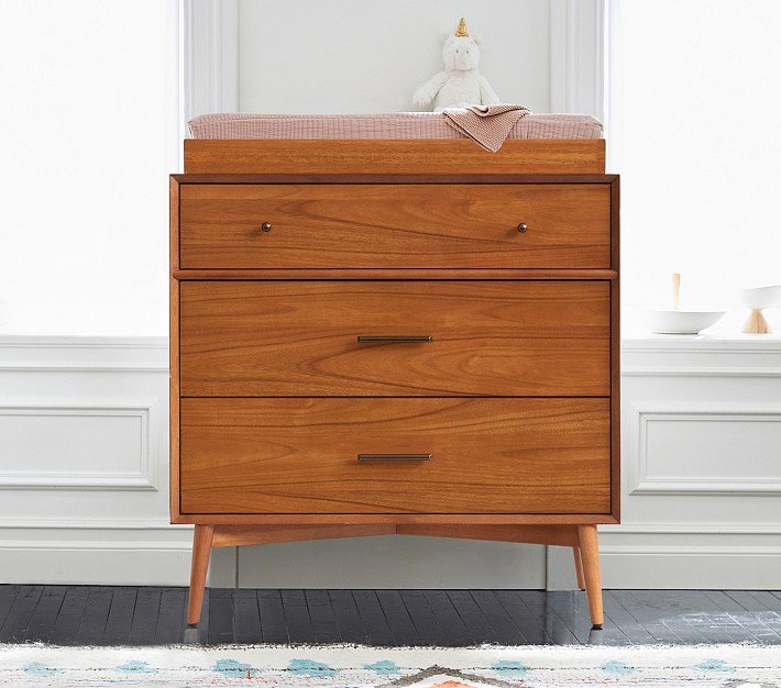 west elm x pbk Mid-Century 3-Drawer Changing Table (36&quot;)