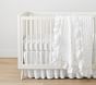 Ruffle Belgian Flax Linen Baby Bedding