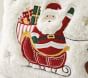 Santa Sleigh Lumbar Pillow