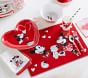 Disney Mickey Mouse Valentines Heart Shaped Plates