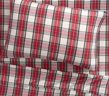 Pottery Barn Morgan Plaid Flannel store Shams