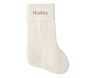 west elm x pbk Modern White Solid Felt Christmas Stocking