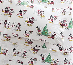 Disney Mickey Mouse Organic Holiday Sheet Set