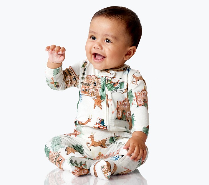 Gingerbread Organic Cotton Baby Pajama