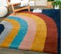 Stain Resistant Rainbow Arch Shag Rug