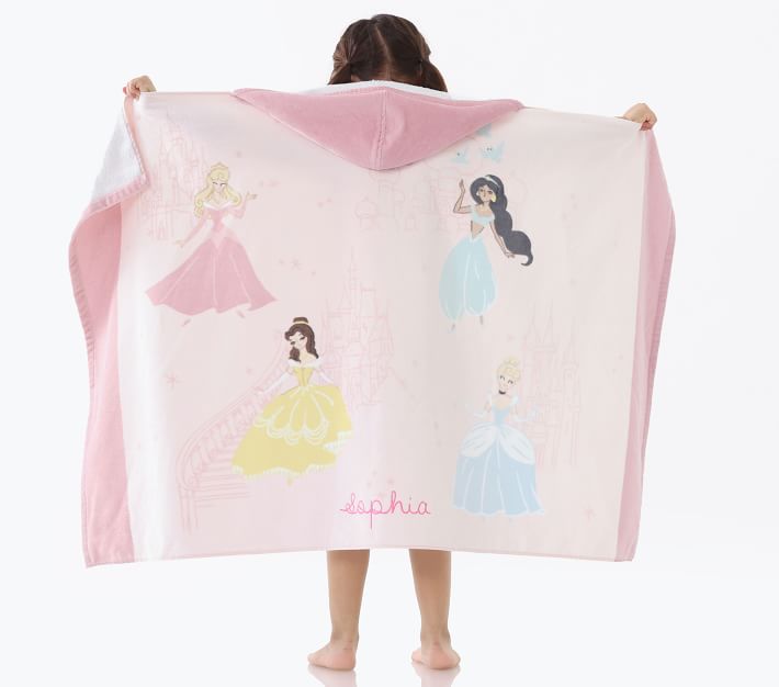 Disney Princess Castles Beach Hooded Towel Pottery Barn Kids