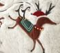 Santa Sleigh Lumbar Pillow