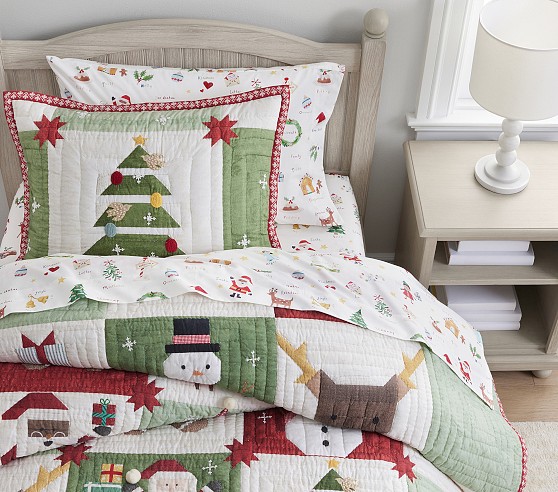 Holiday Heritage Quilt & Shams | Pottery Barn Kids