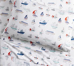 Sailboat Organic Sheet Set