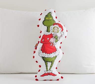 Grinch store pillow