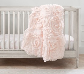 Monique Lhuillier Rosette Baby Quilt Pottery Barn Kids