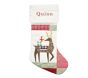 Reindeer Heirloom Quilted Christmas Stocking