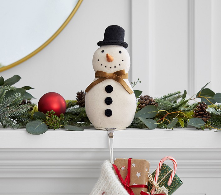 Snowman Stocking Holder Pottery Barn Kids