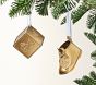 Baby's First Brass-Plated Block Ornament