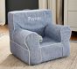 Anywhere Chair&#174;, Chambray with White Piping