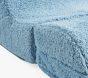 Anywhere Lounger, Light Blue Sherpa