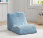 Anywhere Lounger, Light Blue Sherpa