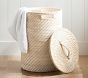 Quinn White Washed Hamper