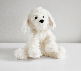 Fluffy dog stuffed animal best sale