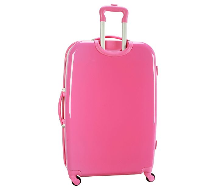 Bright fashion pink luggage