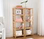 Rattan Accent Bookcase (20")