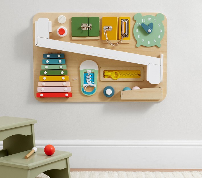 Wooden Busy Board Pottery Barn Kids