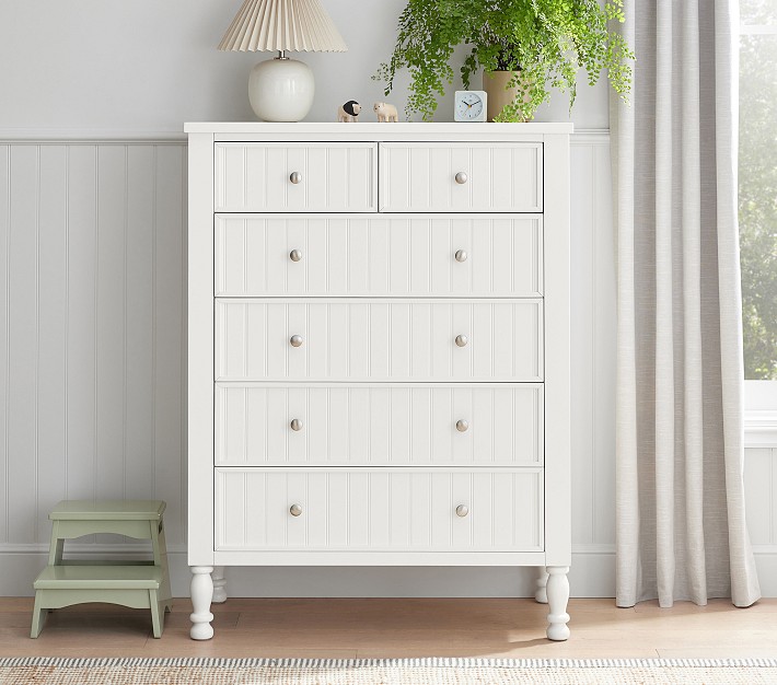 Catalina Beadboard 6-Drawer Drawer Chest (37w x 19d&quot;)