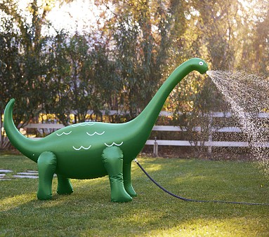 Inflatable sprinkler dinosaur shops for kids